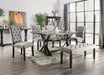 ALFRED 6 Pc. Dining Table Set W/ Bench - Premium Dining Room Set from FOA East - Just $1407.90! Shop now at Furniture Wholesale Plus  We are the best furniture store in Nashville, Hendersonville, Goodlettsville, Madison, Antioch, Mount Juliet, Lebanon, Gallatin, Springfield, Murfreesboro, Franklin, Brentwood