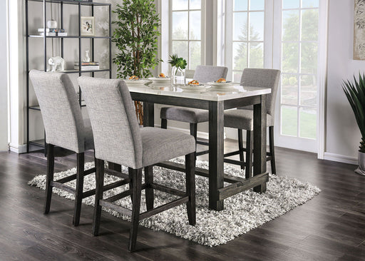 BRULE 5 Pc. Counter Ht. Dining Table Set - Premium Dining Room Set from FOA East - Just $1240.20! Shop now at Furniture Wholesale Plus  We are the best furniture store in Nashville, Hendersonville, Goodlettsville, Madison, Antioch, Mount Juliet, Lebanon, Gallatin, Springfield, Murfreesboro, Franklin, Brentwood