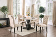 ELFREDO 5 Pc. Round Dining Table Set - Premium Dining Room Set from FOA East - Just $1316.25! Shop now at Furniture Wholesale Plus  We are the best furniture store in Nashville, Hendersonville, Goodlettsville, Madison, Antioch, Mount Juliet, Lebanon, Gallatin, Springfield, Murfreesboro, Franklin, Brentwood