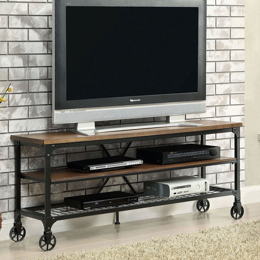 VENTURA II Medium Oak 54" TV Stand - Premium TV Stand from FOA East - Just $351! Shop now at Furniture Wholesale Plus  We are the best furniture store in Nashville, Hendersonville, Goodlettsville, Madison, Antioch, Mount Juliet, Lebanon, Gallatin, Springfield, Murfreesboro, Franklin, Brentwood