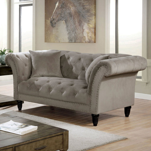 LOUELLA Loveseat - Premium Loveseat from FOA East - Just $1125.15! Shop now at Furniture Wholesale Plus  We are the best furniture store in Nashville, Hendersonville, Goodlettsville, Madison, Antioch, Mount Juliet, Lebanon, Gallatin, Springfield, Murfreesboro, Franklin, Brentwood
