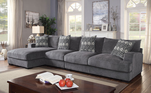 KAYLEE Large L-Shaped Sectional, Right Chaise - Premium Sectional from FOA East - Just $2154.75! Shop now at Furniture Wholesale Plus  We are the best furniture store in Nashville, Hendersonville, Goodlettsville, Madison, Antioch, Mount Juliet, Lebanon, Gallatin, Springfield, Murfreesboro, Franklin, Brentwood