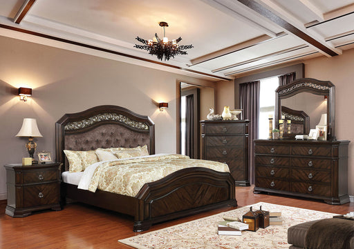 Calliope Espresso 5 Pc. Queen Bedroom Set w/ 2NS - Premium Bedroom Set from FOA East - Just $2999.10! Shop now at Furniture Wholesale Plus  We are the best furniture store in Nashville, Hendersonville, Goodlettsville, Madison, Antioch, Mount Juliet, Lebanon, Gallatin, Springfield, Murfreesboro, Franklin, Brentwood