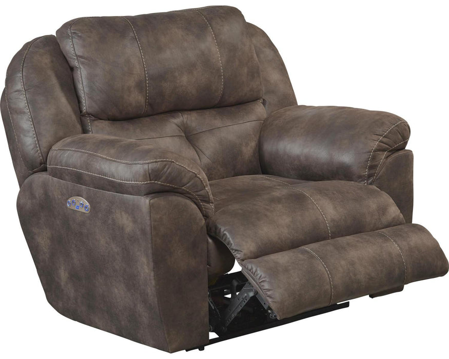 Catnapper Ferrington Power Headrest Lay Flat Recliner in Dusk - Premium Chair from Catnapper - Just $963.36! Shop now at Furniture Wholesale Plus  We are the best furniture store in Nashville, Hendersonville, Goodlettsville, Madison, Antioch, Mount Juliet, Lebanon, Gallatin, Springfield, Murfreesboro, Franklin, Brentwood