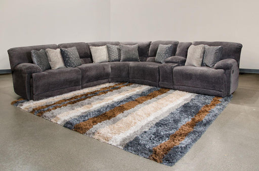 Catnapper Furniture Burbank 6pc Power Reclining Sectional in Smoke - Premium Sectional from Catnapper - Just $2924.12! Shop now at Furniture Wholesale Plus  We are the best furniture store in Nashville, Hendersonville, Goodlettsville, Madison, Antioch, Mount Juliet, Lebanon, Gallatin, Springfield, Murfreesboro, Franklin, Brentwood