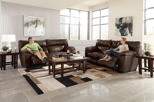 Catnapper Milan Lay Flat Reclining Console Loveseat in Chocolate 4349 - Premium Loveseat from Catnapper - Just $1528.10! Shop now at Furniture Wholesale Plus  We are the best furniture store in Nashville, Hendersonville, Goodlettsville, Madison, Antioch, Mount Juliet, Lebanon, Gallatin, Springfield, Murfreesboro, Franklin, Brentwood