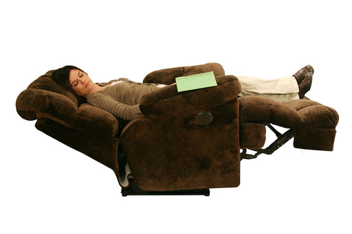 Catnapper Cloud 12 Power Chaise Lay Flat Recliner in Chocolate - Premium Recliner from Catnapper - Just $841.62! Shop now at Furniture Wholesale Plus  We are the best furniture store in Nashville, Hendersonville, Goodlettsville, Madison, Antioch, Mount Juliet, Lebanon, Gallatin, Springfield, Murfreesboro, Franklin, Brentwood