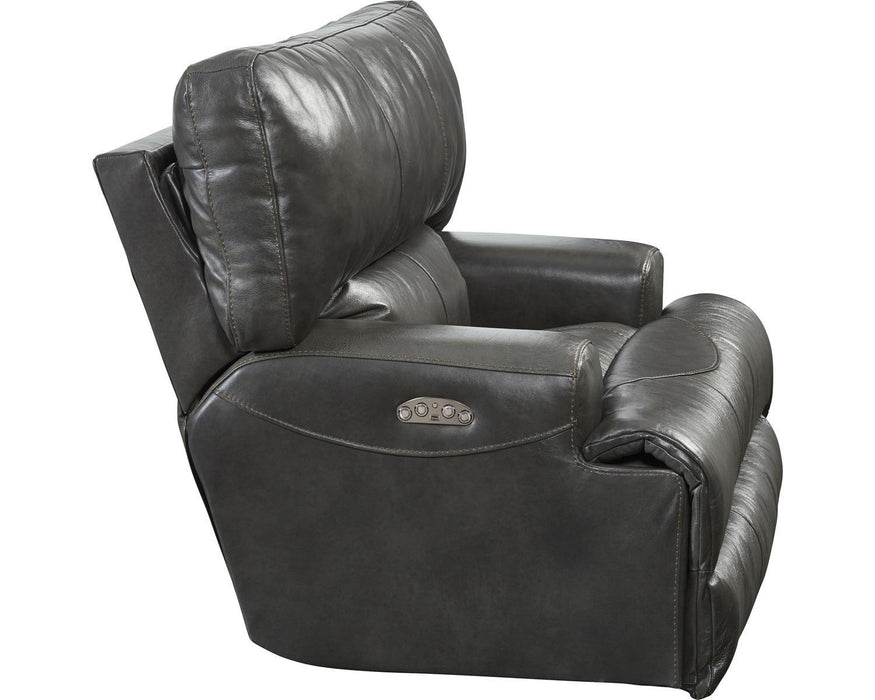 Catnapper Wembley Lay Flat Recliner in Steel - Premium Recliner from Catnapper - Just $1131.84! Shop now at Furniture Wholesale Plus  We are the best furniture store in Nashville, Hendersonville, Goodlettsville, Madison, Antioch, Mount Juliet, Lebanon, Gallatin, Springfield, Murfreesboro, Franklin, Brentwood