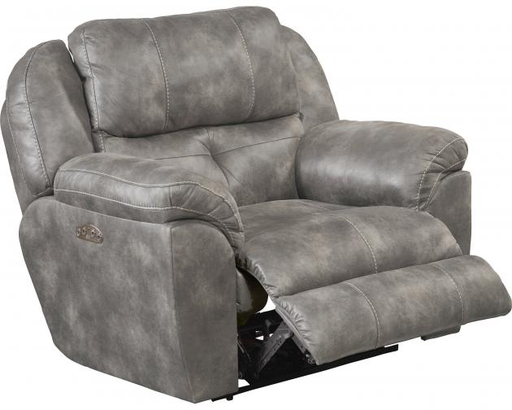 Catnapper Ferrington Power Headrest Power Lay Flat Recliner in Steel - Premium Recliner from Catnapper - Just $963.36! Shop now at Furniture Wholesale Plus  We are the best furniture store in Nashville, Hendersonville, Goodlettsville, Madison, Antioch, Mount Juliet, Lebanon, Gallatin, Springfield, Murfreesboro, Franklin, Brentwood