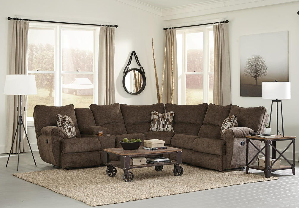 Catnapper Elliott 2pc Lay Flat Reclining Sectional in Chocolate - Premium Sectional from Catnapper - Just $1812.88! Shop now at Furniture Wholesale Plus  We are the best furniture store in Nashville, Hendersonville, Goodlettsville, Madison, Antioch, Mount Juliet, Lebanon, Gallatin, Springfield, Murfreesboro, Franklin, Brentwood