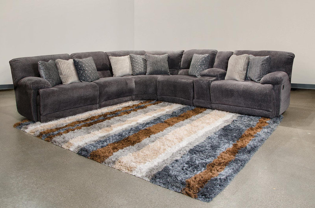 Catnapper Furniture Burbank 6pc Sectional in Smoke - Premium Sectional from Catnapper - Just $2665.12! Shop now at Furniture Wholesale Plus  We are the best furniture store in Nashville, Hendersonville, Goodlettsville, Madison, Antioch, Mount Juliet, Lebanon, Gallatin, Springfield, Murfreesboro, Franklin, Brentwood