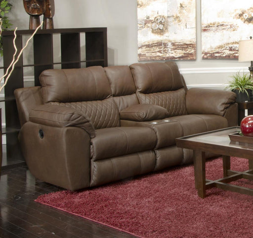 Catnapper Furniture Sorrento Power Lay Flat Reclining Console Loveseat in Kola - Premium Loveseat from Catnapper - Just $1553.88! Shop now at Furniture Wholesale Plus  We are the best furniture store in Nashville, Hendersonville, Goodlettsville, Madison, Antioch, Mount Juliet, Lebanon, Gallatin, Springfield, Murfreesboro, Franklin, Brentwood