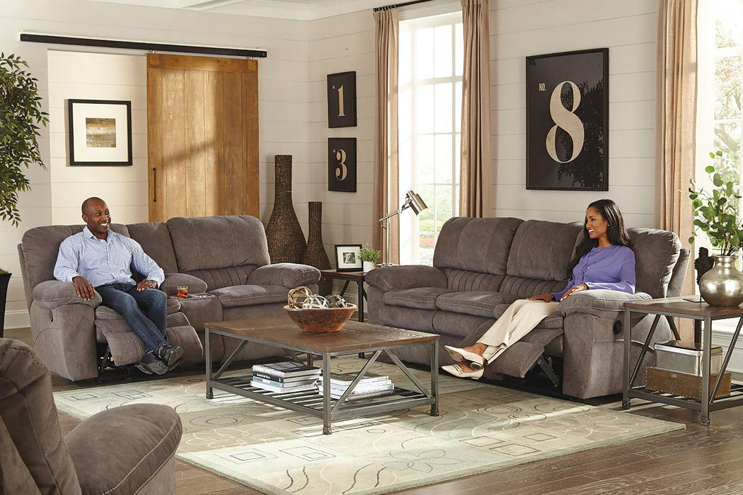 Catnapper Reyes Lay Flat Reclining Console Loveseat w/Storage & Cupholders in Graphite 2409 - Premium Loveseat from Catnapper - Just $945.36! Shop now at Furniture Wholesale Plus  We are the best furniture store in Nashville, Hendersonville, Goodlettsville, Madison, Antioch, Mount Juliet, Lebanon, Gallatin, Springfield, Murfreesboro, Franklin, Brentwood