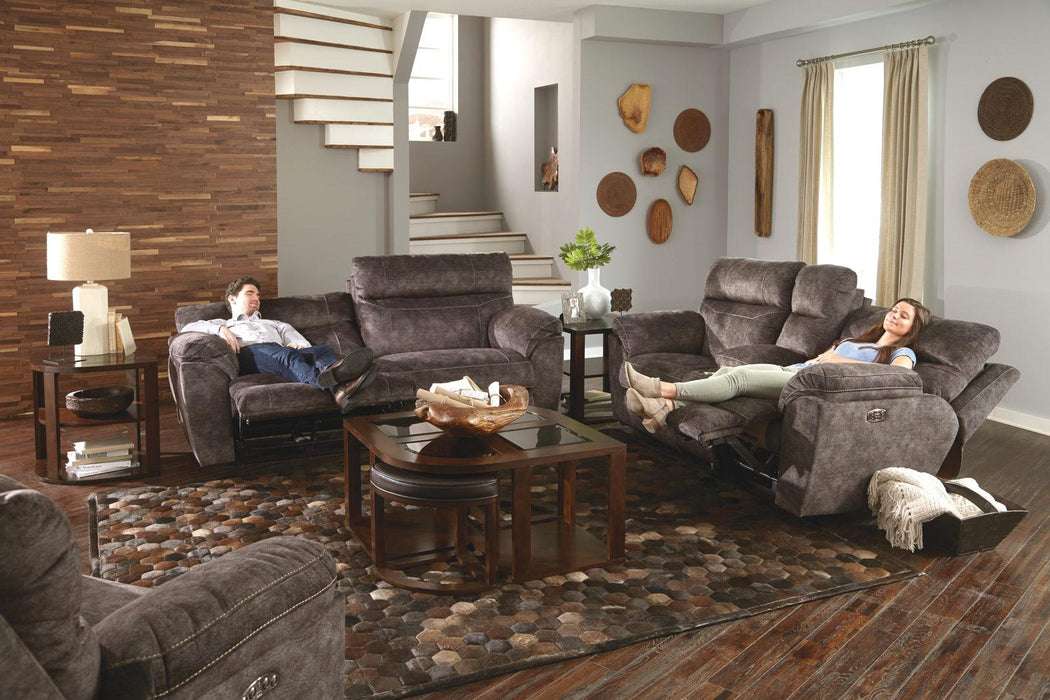 Catnapper Sedona Power Headrest Lay Flat Recl Console Loveseat w/Storage and Cupholders in Smoke 62229 - Premium Loveseat from Catnapper - Just $1528.10! Shop now at Furniture Wholesale Plus  We are the best furniture store in Nashville, Hendersonville, Goodlettsville, Madison, Antioch, Mount Juliet, Lebanon, Gallatin, Springfield, Murfreesboro, Franklin, Brentwood