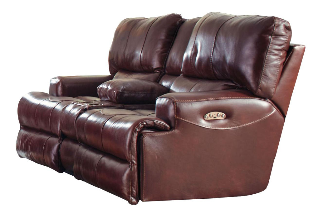 Catnapper Wembley Power Headrest Lay Flat Reclining Console Loveseat in Walnut - Premium Loveseat from Catnapper - Just $1981.36! Shop now at Furniture Wholesale Plus  We are the best furniture store in Nashville, Hendersonville, Goodlettsville, Madison, Antioch, Mount Juliet, Lebanon, Gallatin, Springfield, Murfreesboro, Franklin, Brentwood