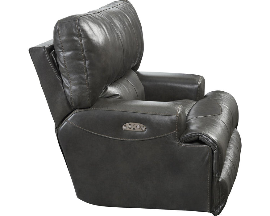 Catnapper Wembley Power Headrest Lay Flat Recliner in Steel - Premium Recliner from Catnapper - Just $1455.58! Shop now at Furniture Wholesale Plus  We are the best furniture store in Nashville, Hendersonville, Goodlettsville, Madison, Antioch, Mount Juliet, Lebanon, Gallatin, Springfield, Murfreesboro, Franklin, Brentwood