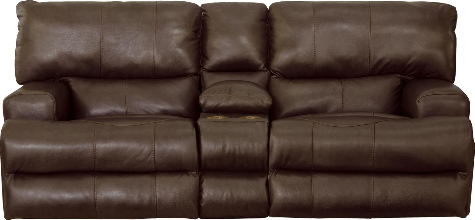 Catnapper Wembley Power Headrest w/ Lumbar Lay Flat Reclining Console Loveseat in Walnut 764589 - Premium Loveseat from Catnapper - Just $2175.60! Shop now at Furniture Wholesale Plus  We are the best furniture store in Nashville, Hendersonville, Goodlettsville, Madison, Antioch, Mount Juliet, Lebanon, Gallatin, Springfield, Murfreesboro, Franklin, Brentwood