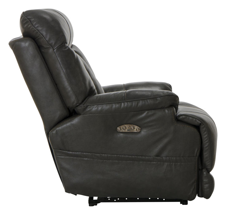 Naples Leather Power Lay Flat Recliner with Power Adjustable Headrest and Extra Extension Footrest - Premium Recliner from Catnapper - Just $1050! Shop now at Furniture Wholesale Plus  We are the best furniture store in Nashville, Hendersonville, Goodlettsville, Madison, Antioch, Mount Juliet, Lebanon, Gallatin, Springfield, Murfreesboro, Franklin, Brentwood