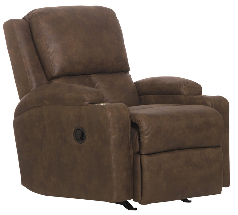 Kyle Rocker Recliner with Two Cupholders - Premium Recliner from Catnapper - Just $458! Shop now at Furniture Wholesale Plus  We are the best furniture store in Nashville, Hendersonville, Goodlettsville, Madison, Antioch, Mount Juliet, Lebanon, Gallatin, Springfield, Murfreesboro, Franklin, Brentwood