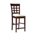 Gabriel Upholstered Counter Height Stools Cappuccino and Beige (Set of 2) - Premium Barstool from Coaster Z2 Standard - Just $104! Shop now at Furniture Wholesale Plus  We are the best furniture store in Nashville, Hendersonville, Goodlettsville, Madison, Antioch, Mount Juliet, Lebanon, Gallatin, Springfield, Murfreesboro, Franklin, Brentwood