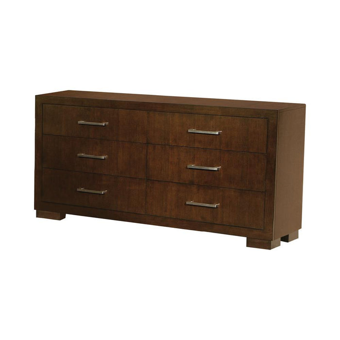 Jessica 6-drawer Dresser Cappuccino - Premium Dresser from Coaster Z2 Standard - Just $668! Shop now at Furniture Wholesale Plus  We are the best furniture store in Nashville, Hendersonville, Goodlettsville, Madison, Antioch, Mount Juliet, Lebanon, Gallatin, Springfield, Murfreesboro, Franklin, Brentwood