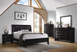 Briana Black Transitional King Bed - Premium Bed from Coaster Z2 Standard - Just $610! Shop now at Furniture Wholesale Plus  We are the best furniture store in Nashville, Hendersonville, Goodlettsville, Madison, Antioch, Mount Juliet, Lebanon, Gallatin, Springfield, Murfreesboro, Franklin, Brentwood