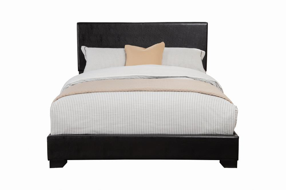 Conner Casual Black Upholstered Queen Bed - Premium Bed from Coaster Z2 Standard - Just $238! Shop now at Furniture Wholesale Plus  We are the best furniture store in Nashville, Hendersonville, Goodlettsville, Madison, Antioch, Mount Juliet, Lebanon, Gallatin, Springfield, Murfreesboro, Franklin, Brentwood