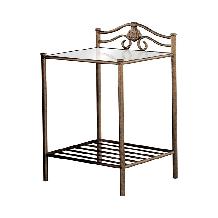 Sydney Metal Nightstand - Premium Nightstand from Coaster Z2 Standard - Just $96! Shop now at Furniture Wholesale Plus  We are the best furniture store in Nashville, Hendersonville, Goodlettsville, Madison, Antioch, Mount Juliet, Lebanon, Gallatin, Springfield, Murfreesboro, Franklin, Brentwood