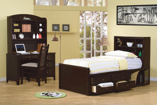 Phoenix Twin Bookcase Bed - Premium Bed from Coaster Z2 Standard - Just $898! Shop now at Furniture Wholesale Plus  We are the best furniture store in Nashville, Hendersonville, Goodlettsville, Madison, Antioch, Mount Juliet, Lebanon, Gallatin, Springfield, Murfreesboro, Franklin, Brentwood