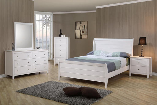 Selena Twin Sleigh Bed - Premium Bed from Coaster Z2 Standard - Just $390! Shop now at Furniture Wholesale Plus  We are the best furniture store in Nashville, Hendersonville, Goodlettsville, Madison, Antioch, Mount Juliet, Lebanon, Gallatin, Springfield, Murfreesboro, Franklin, Brentwood
