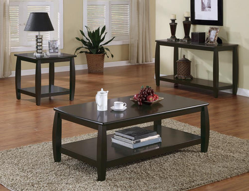 Wood Top Espresso End Table - Premium End Table from Coaster Z2 Standard - Just $158! Shop now at Furniture Wholesale Plus  We are the best furniture store in Nashville, Hendersonville, Goodlettsville, Madison, Antioch, Mount Juliet, Lebanon, Gallatin, Springfield, Murfreesboro, Franklin, Brentwood