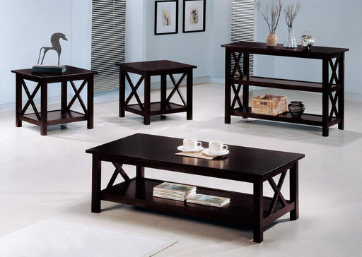 Merlot Double Shelf Sofa Table - Premium Sofa Table from Coaster Z2 Standard - Just $190! Shop now at Furniture Wholesale Plus  We are the best furniture store in Nashville, Hendersonville, Goodlettsville, Madison, Antioch, Mount Juliet, Lebanon, Gallatin, Springfield, Murfreesboro, Franklin, Brentwood