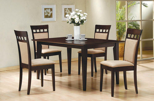 Gabriel Cappuccino Dining Table - Premium Dining Table from Coaster Z2 Standard - Just $226! Shop now at Furniture Wholesale Plus  We are the best furniture store in Nashville, Hendersonville, Goodlettsville, Madison, Antioch, Mount Juliet, Lebanon, Gallatin, Springfield, Murfreesboro, Franklin, Brentwood