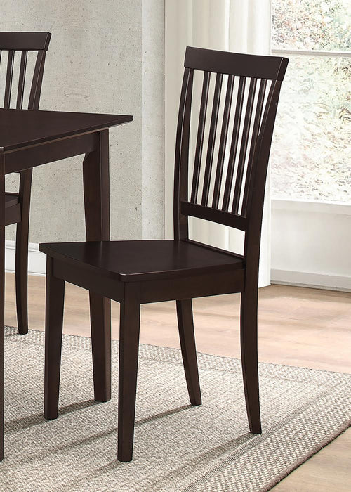 Oakdale Casual Cappuccino Five Piece Dinette Set - Premium Table from Coaster Z2 Standard - Just $398! Shop now at Furniture Wholesale Plus  We are the best furniture store in Nashville, Hendersonville, Goodlettsville, Madison, Antioch, Mount Juliet, Lebanon, Gallatin, Springfield, Murfreesboro, Franklin, Brentwood