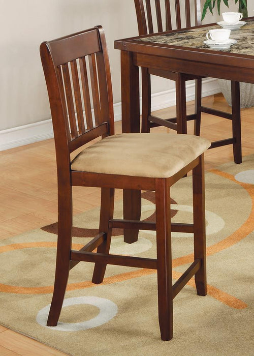 Five Piece Casual Cherry Counter Height Dining Set - Premium Dining Room Set from Coaster Z2 Standard - Just $530! Shop now at Furniture Wholesale Plus  We are the best furniture store in Nashville, Hendersonville, Goodlettsville, Madison, Antioch, Mount Juliet, Lebanon, Gallatin, Springfield, Murfreesboro, Franklin, Brentwood