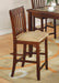 Five Piece Casual Cherry Counter Height Dining Set - Premium Dining Room Set from Coaster Z2 Standard - Just $530! Shop now at Furniture Wholesale Plus  We are the best furniture store in Nashville, Hendersonville, Goodlettsville, Madison, Antioch, Mount Juliet, Lebanon, Gallatin, Springfield, Murfreesboro, Franklin, Brentwood