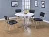 Retro Collection Chrome Dining Chair - Premium Dining Chair from Coaster Z2 Standard - Just $102! Shop now at Furniture Wholesale Plus  We are the best furniture store in Nashville, Hendersonville, Goodlettsville, Madison, Antioch, Mount Juliet, Lebanon, Gallatin, Springfield, Murfreesboro, Franklin, Brentwood