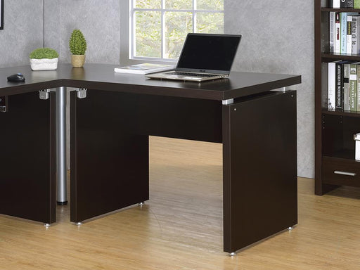 Skylar Contemporary Cappuccino Desk - Premium Desk from Coaster Z2 Standard - Just $170! Shop now at Furniture Wholesale Plus  We are the best furniture store in Nashville, Hendersonville, Goodlettsville, Madison, Antioch, Mount Juliet, Lebanon, Gallatin, Springfield, Murfreesboro, Franklin, Brentwood