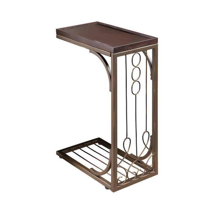 Traditional Brown Snack Table - Premium Snack Table from Coaster Z2 Standard - Just $78! Shop now at Furniture Wholesale Plus  We are the best furniture store in Nashville, Hendersonville, Goodlettsville, Madison, Antioch, Mount Juliet, Lebanon, Gallatin, Springfield, Murfreesboro, Franklin, Brentwood