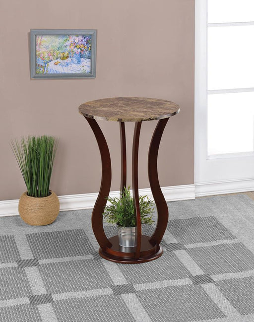 Transitional Brown Accent Table - Premium Plant Stand from Coaster Z2 Standard - Just $78! Shop now at Furniture Wholesale Plus  We are the best furniture store in Nashville, Hendersonville, Goodlettsville, Madison, Antioch, Mount Juliet, Lebanon, Gallatin, Springfield, Murfreesboro, Franklin, Brentwood