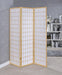 Transitional Natural Folding Screen - Premium 3 Panel Screen from Coaster Z2 Standard - Just $94! Shop now at Furniture Wholesale Plus  We are the best furniture store in Nashville, Hendersonville, Goodlettsville, Madison, Antioch, Mount Juliet, Lebanon, Gallatin, Springfield, Murfreesboro, Franklin, Brentwood