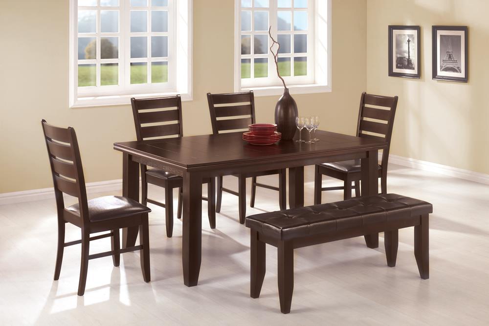 Dalila Cappuccino Dining Bench - Premium Bench from Coaster Z2 Standard - Just $148! Shop now at Furniture Wholesale Plus  We are the best furniture store in Nashville, Hendersonville, Goodlettsville, Madison, Antioch, Mount Juliet, Lebanon, Gallatin, Springfield, Murfreesboro, Franklin, Brentwood