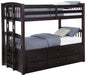Kensington Cappuccino Bunk Bed - Premium Bed from Coaster Z2 Standard - Just $1058! Shop now at Furniture Wholesale Plus  We are the best furniture store in Nashville, Hendersonville, Goodlettsville, Madison, Antioch, Mount Juliet, Lebanon, Gallatin, Springfield, Murfreesboro, Franklin, Brentwood