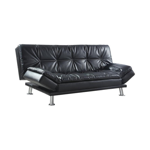 Dilleston Contemporary Black Sofa Bed - Premium Sofa from Coaster Z2 Standard - Just $530! Shop now at Furniture Wholesale Plus  We are the best furniture store in Nashville, Hendersonville, Goodlettsville, Madison, Antioch, Mount Juliet, Lebanon, Gallatin, Springfield, Murfreesboro, Franklin, Brentwood