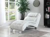 Dilleston Contemporary White Chaise - Premium Chaise from Coaster Z2 Standard - Just $498! Shop now at Furniture Wholesale Plus  We are the best furniture store in Nashville, Hendersonville, Goodlettsville, Madison, Antioch, Mount Juliet, Lebanon, Gallatin, Springfield, Murfreesboro, Franklin, Brentwood