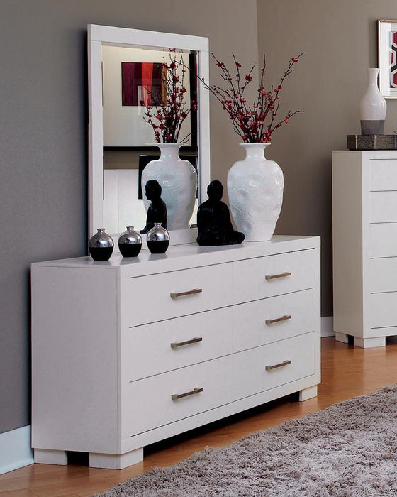 Jessica Contemporary Six Drawer Dresser - Premium Dresser from Coaster Z2 Standard - Just $676! Shop now at Furniture Wholesale Plus  We are the best furniture store in Nashville, Hendersonville, Goodlettsville, Madison, Antioch, Mount Juliet, Lebanon, Gallatin, Springfield, Murfreesboro, Franklin, Brentwood