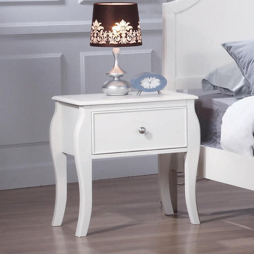 Dominique French Country White Nightstand - Premium Nightstand from Coaster Z2 Standard - Just $184! Shop now at Furniture Wholesale Plus  We are the best furniture store in Nashville, Hendersonville, Goodlettsville, Madison, Antioch, Mount Juliet, Lebanon, Gallatin, Springfield, Murfreesboro, Franklin, Brentwood