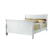 Louis Philippe Traditional Youth White Queen Bed - Premium Bed from Coaster Z2 Standard - Just $370! Shop now at Furniture Wholesale Plus  We are the best furniture store in Nashville, Hendersonville, Goodlettsville, Madison, Antioch, Mount Juliet, Lebanon, Gallatin, Springfield, Murfreesboro, Franklin, Brentwood