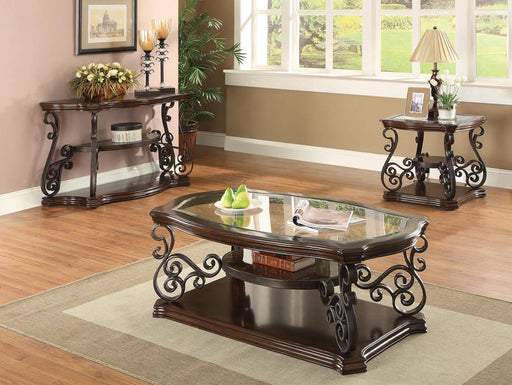 Occasional Traditional Dark Brown Coffee Table - Premium Dark Brown Coffee Table from Coaster Z2 Standard - Just $478! Shop now at Furniture Wholesale Plus  We are the best furniture store in Nashville, Hendersonville, Goodlettsville, Madison, Antioch, Mount Juliet, Lebanon, Gallatin, Springfield, Murfreesboro, Franklin, Brentwood