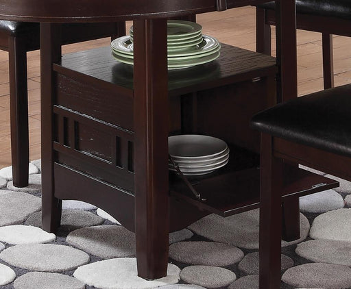 Lavon Transitional Warm Brown Dining Table - Premium Dining Table from Coaster Z2 Standard - Just $358! Shop now at Furniture Wholesale Plus  We are the best furniture store in Nashville, Hendersonville, Goodlettsville, Madison, Antioch, Mount Juliet, Lebanon, Gallatin, Springfield, Murfreesboro, Franklin, Brentwood